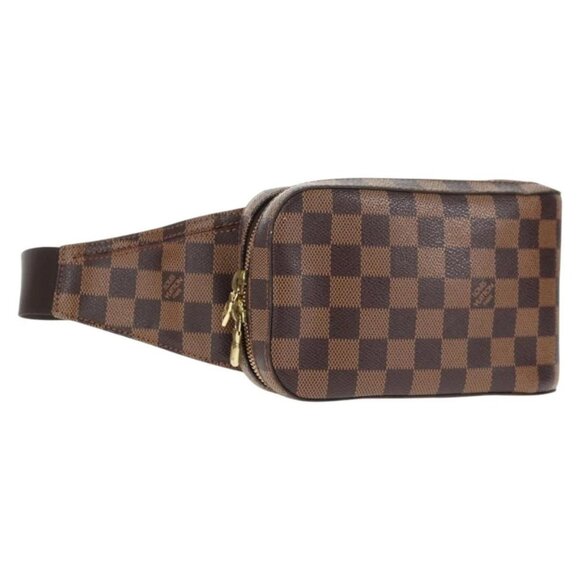 LOUIS VUITTON Damier Ebene Geronimos Shoulder Bag N51994 LV Auth 135296V - Picture 1 of 16